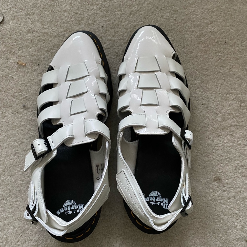 Dr martens white sandals